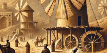 Os Primeiros Moinhos de Vento: Uma Invenção Persa que Revolucionou a Agricultura